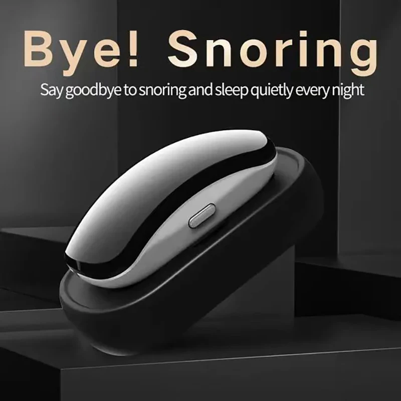New Portable Intelligent Snoring Stopper Anti snoring Device Improves Snoring Magnetic Charging Stand Chip Pulse Snoring Stopper