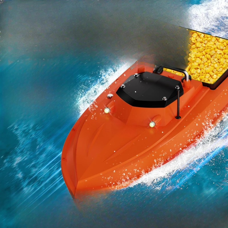 

High-speed boat 500 meters wireless bait feeding, towing hook, pullnet fishing, large pull nesting boat