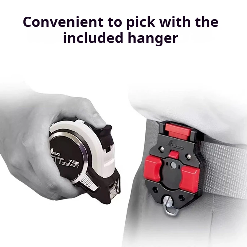 

Рулетка, быстроподвесная пряжка, портативная быстросъемная пряжка для талии, рулетка, органайзер для ремня, крючки, практичные мощные инструменты