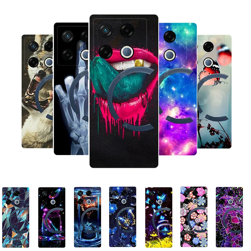 For Infinix GT 20 Pro Case X6871 Bumper Soft TPU Cartoon Silicone Back Cover For Infinix GT 20 Pro 5G Phone Cases GT20Pro Fundas