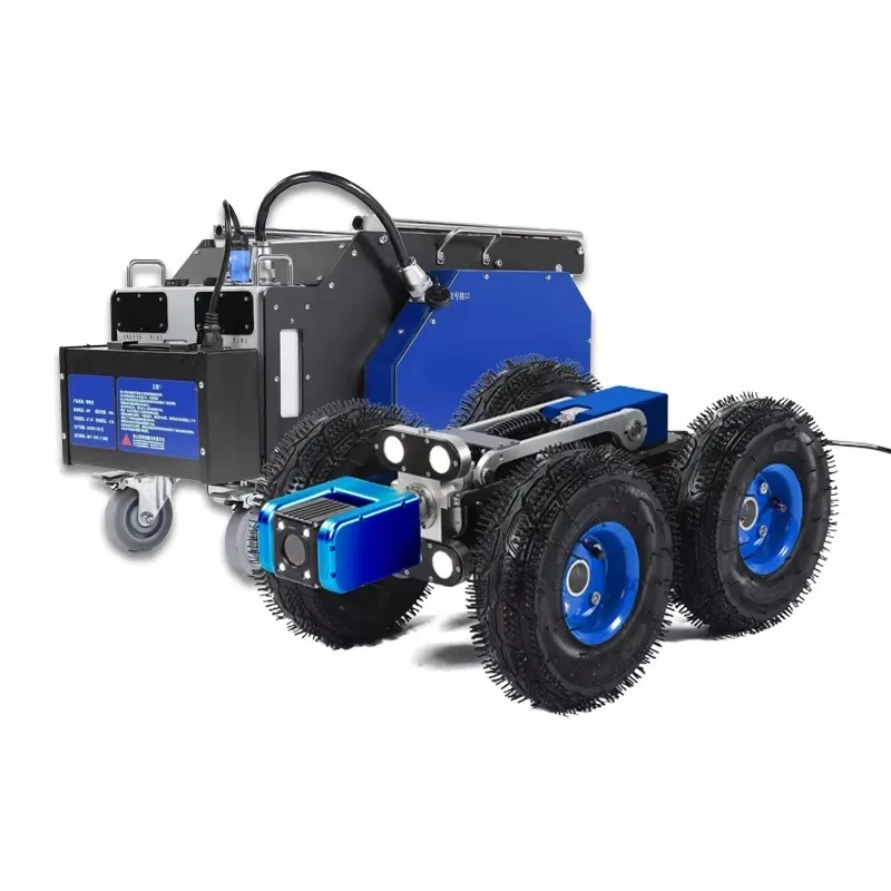 Underground Sewer Pipe Inspection Robot Crawler Camera Drain Detector Exploration Equipment