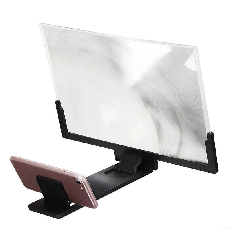 

G5GA Universal Phone High Definition Folding Video Screen Amplifier 14in Magnifier Phone Stand Holder Cradle
