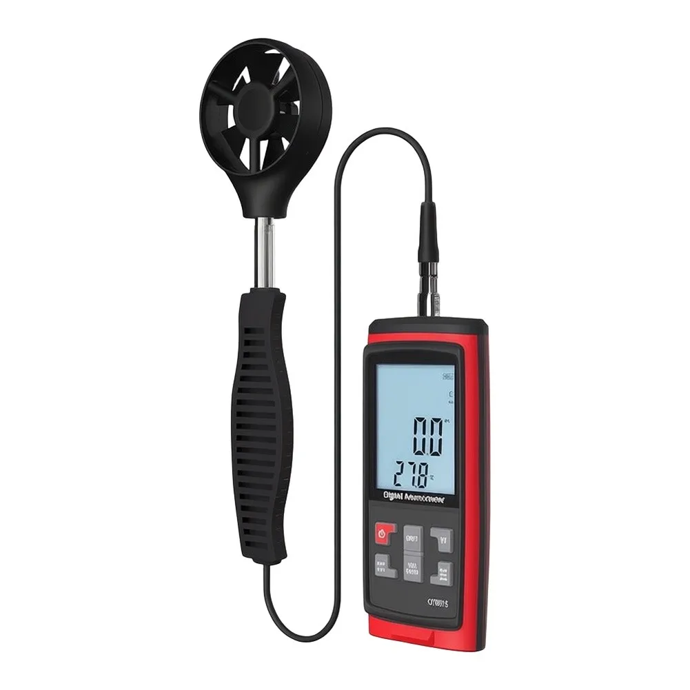 Digital Airflow Meter GT8915 with Impeller Sensor for Accurate HVAC Commissioning and Duct Airflow Testing Applications