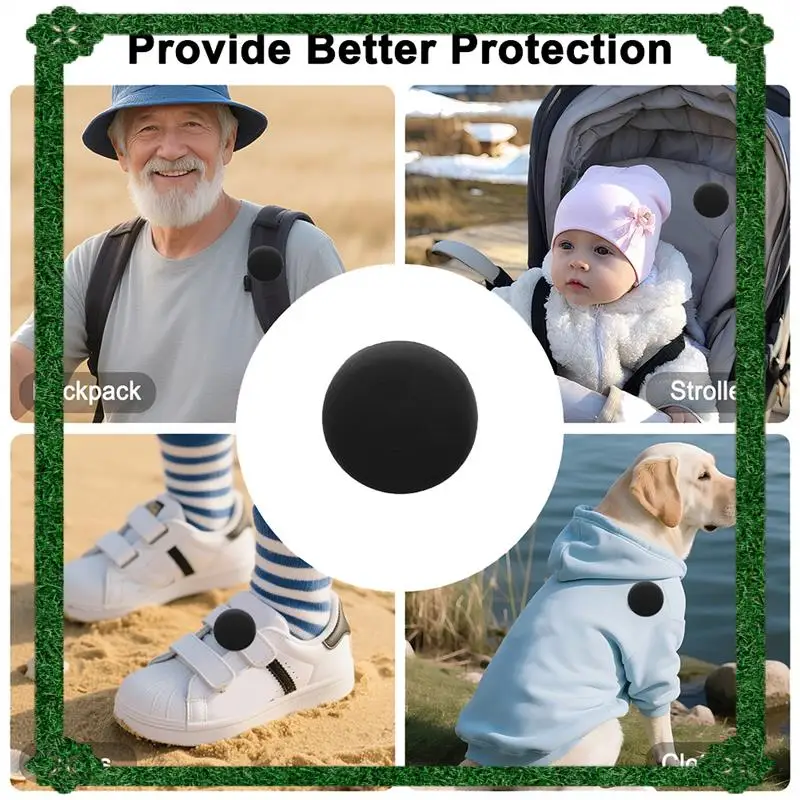 24-Hour Delivery For Airtag Case With Safety Pin- Tracker Cover For Children Elderly- Works Inside Clothes Shoes Backpack