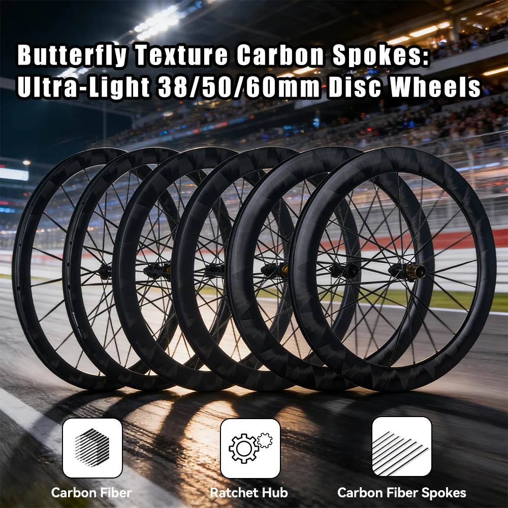 1150g Carbon Spoke 60T Ratchet System Hub SuperLight Wheels Road Bicycle Disc Brake Wheel Rim Gravel Bike Wheelset 28mm Width