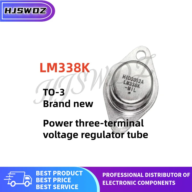 2-5-10PCS Brand New LM338K LM338 338K TO-3 High-power three-terminal voltage regulator tube Best quality