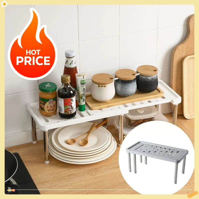 New Adjustable Multifunction Storage Rack Household Retractable Shelf Organizer Kitchen Seasoning Bottle Stainless Storage Racks