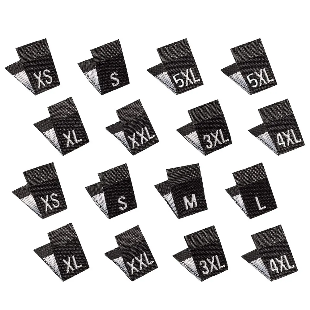 Garment Size Tags 900 Pcs Printed Clothing Labels for Shirts Pants Dresses Sewing and Retail Use Unisex