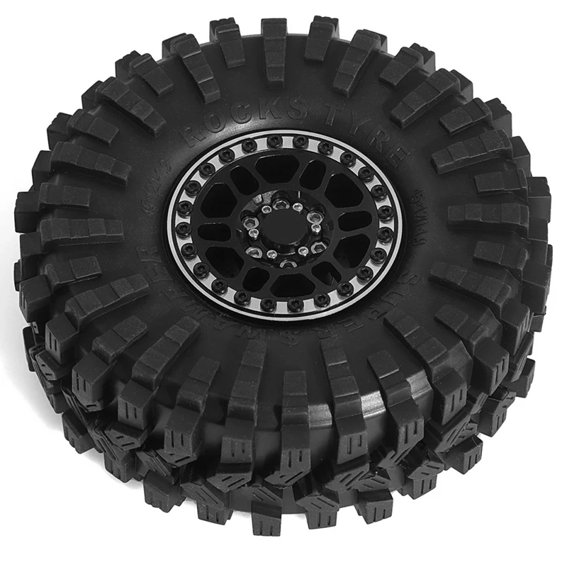 4PCS RC Auto Aggiornamento 1.9 Pollici Mozzo Pneumatico Per 1/10 TRX4 90046 SCX10 RC Auto Accessori di Aggiornamento Nero