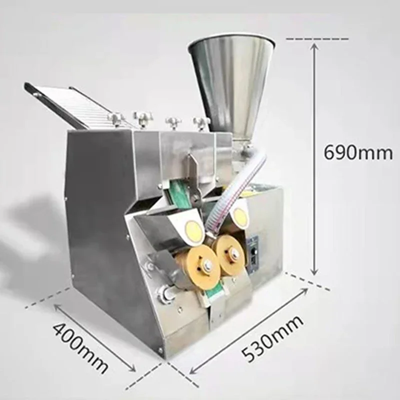 

Commercial Automatic Dumpling Making Machine Stainless Steel Electric Empanada/Gyoza Making Maker 230W