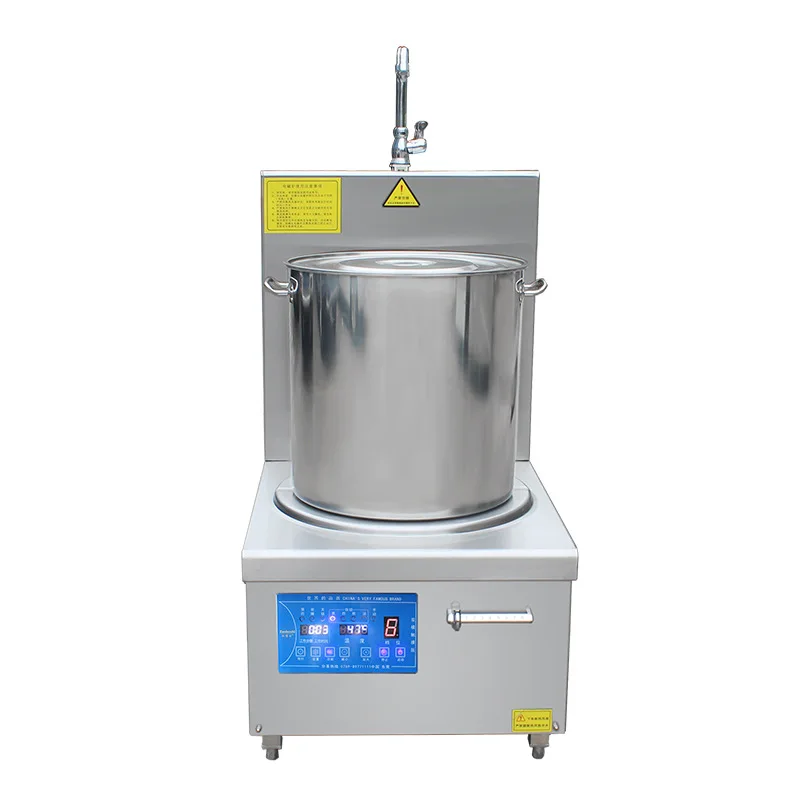 تخصيص مقصف ذكي موقد الحساء الكهرومغناطيسي رئيس واحد منخفض موقد الحساء المطاعم التدفئة الكهربائية معدات المطبخ #4