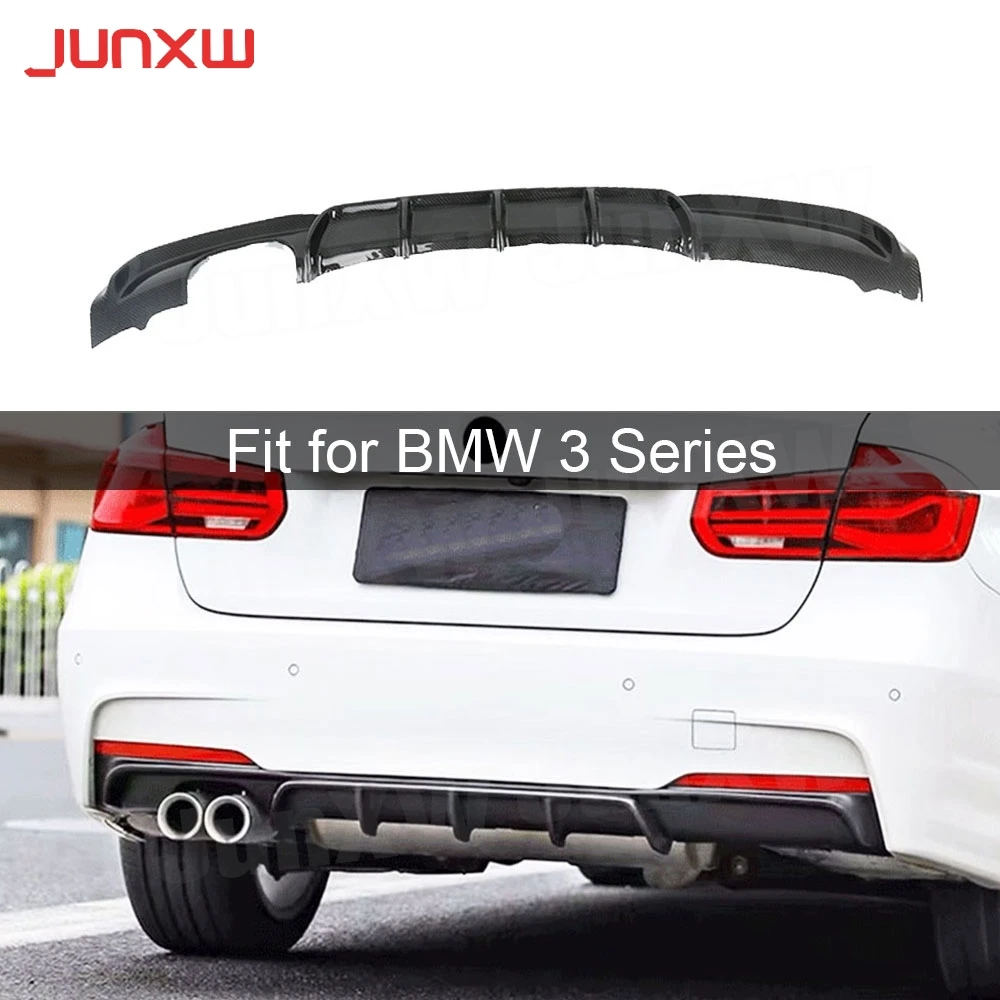 

Rear Bumper Lip Spoiler for BMW F30 F35 320i 328i M-sport Bumper 2012 -18 Diffuser Single Exhaust Two Outlet