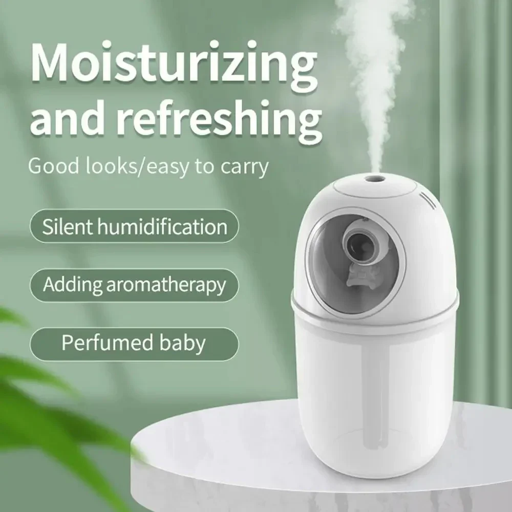 

USB Travel Air Diffuser Portable Cool Mist Personal Car Humidifier 260ml Mini Humidifier