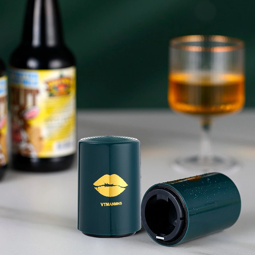 Apribottiglie magnetico a pressione apribottiglie automatico per birra in acciaio inossidabile coperchio a pressione strumenti per cavatappi per birra gadget da Bar portatili