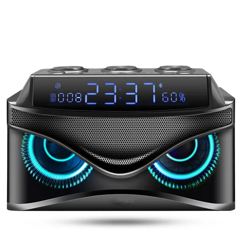 2.1 Bluetooth audio clock alarm stereo call speaker FM radio TF card U disk MP3 player portable subwoofer AUX USB media machine