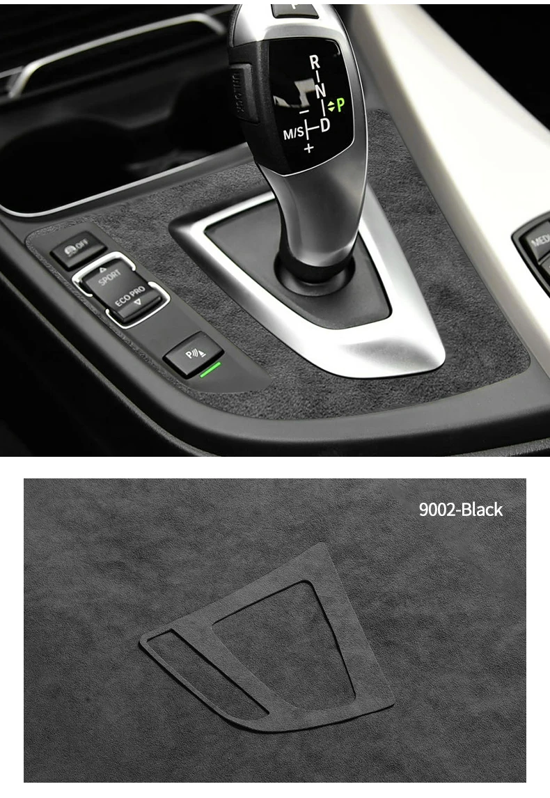Für BMW F30 F34 F36 Getriebe Shift Control Panel Trim Rahmen Dekorative Aufkleber Aus Alcantara Auto Innen Tuning Zubehör – Detail 13