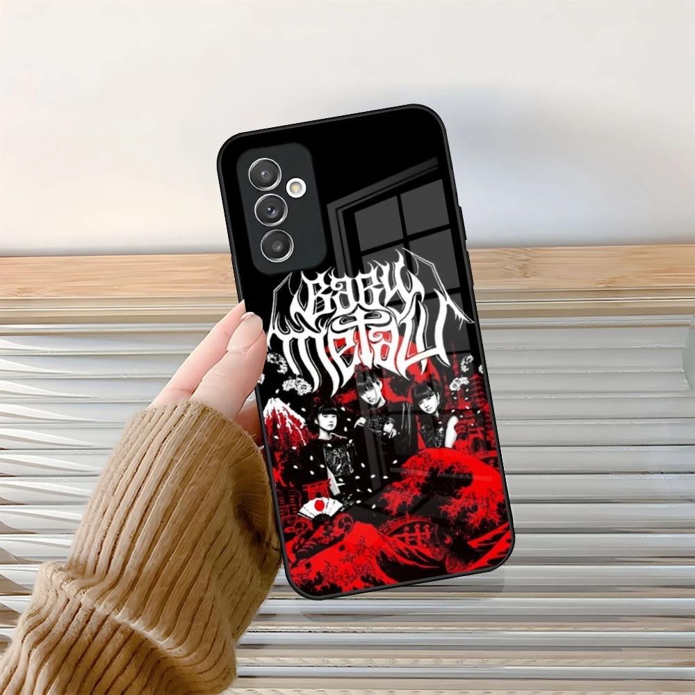 Singer B-Babymetal Phone Case Glass for Samsung Galaxy S24 S25 S20 S21 S22 S23 Ultra Fe Plus A34 A16 A54 A24 A52 A53 M54 Cover