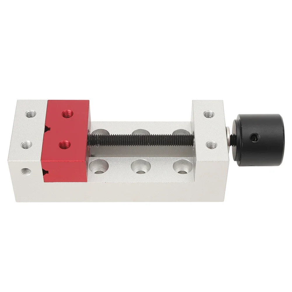 50mm Mini Aluminium Flache Klemme Schraubstock Bohrmaschine Schraubstock Befestigungs Werkzeug Gravur Schraubstock Für CNC Bearbeitung – Detail 9