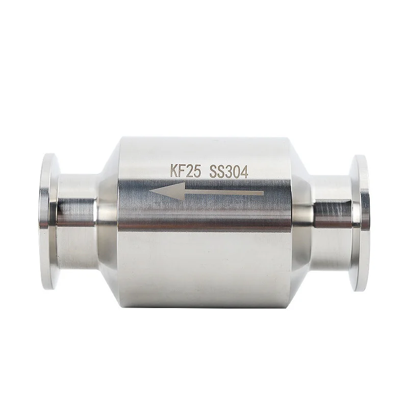 kf16-kf25-kf40-kf50-304-stainless-steel-kf-vacuum-inline-one-way-check-valve-for-vacuum-pump-check-valve-quick-installation-1pcs