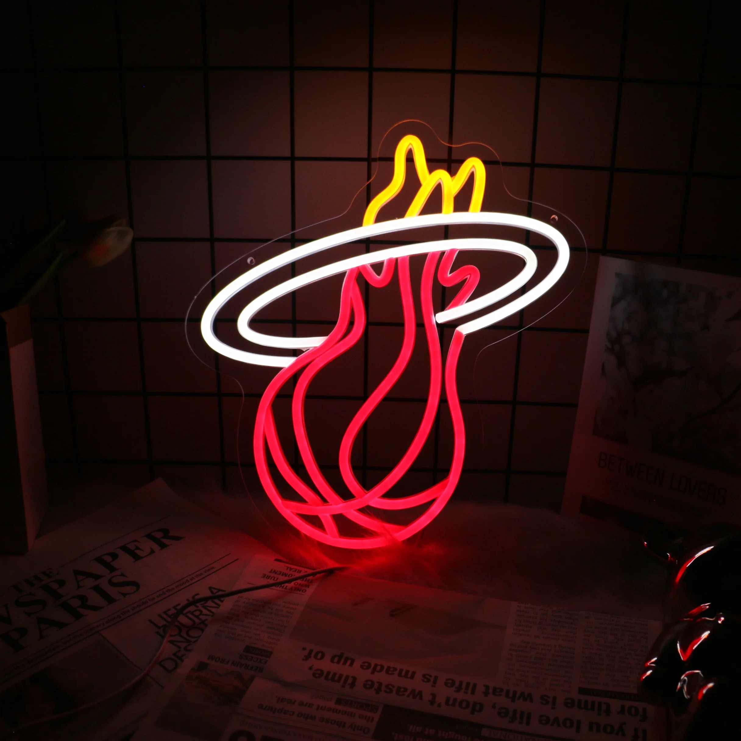 Imagem -05 - Uponray-basquete Led Neon Sign Light Alimentado por Usb Esporte Decoração de Parede para Quarto Quarto Loja Decoração Presente