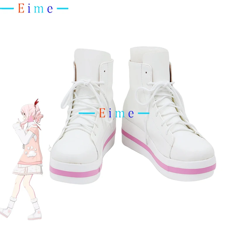 

PJSK AKIYAMA MIZUKI Cosplay Shoes Anime Accessories Cosplay Props PU Leather Shoes Halloween Party Boots Custom Made