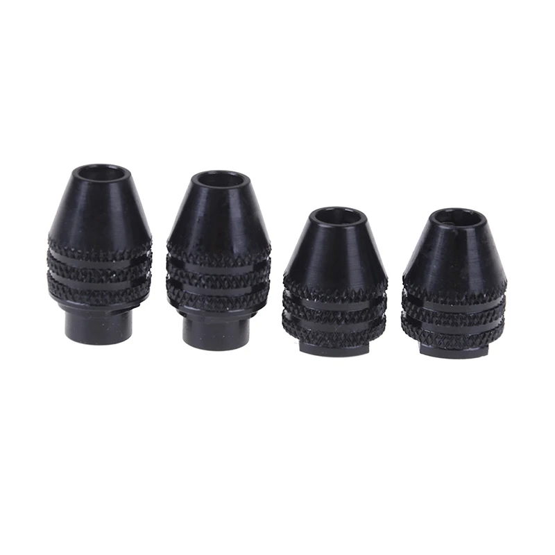 4 Types Multi Chuck Keyless For Rotary Tools 0.3-3.2mm Drill Bit Chucks Long Tail, Short Tail