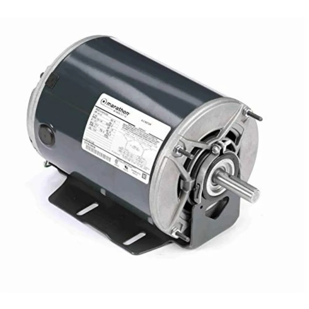 

Marathon K280 56 Frame Open Drip Proof 5K49PN3052 Belt Drive Motor, 3/4 hp, 1800 RPM, 460 VAC, 3 Phase, 2 Speeds, Ball Bearing,