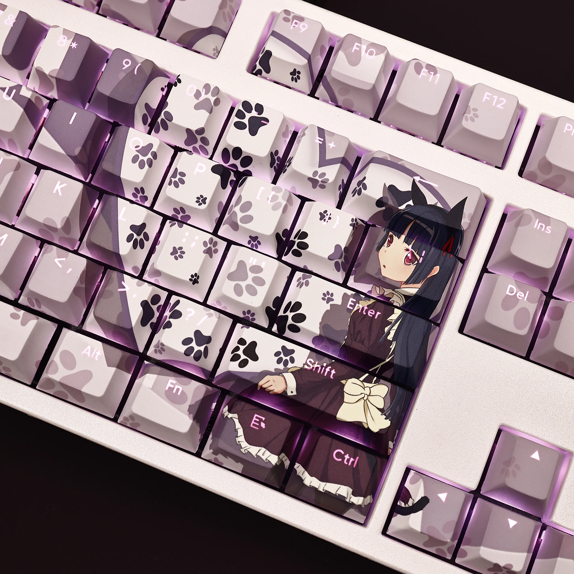 108 Tasten/Set diese niedlichen Gokou Ruri Pbt Keycaps Anime Spiele Beauty Girl Key Caps Kirsch höhe für DIY mechanische Tastaturen