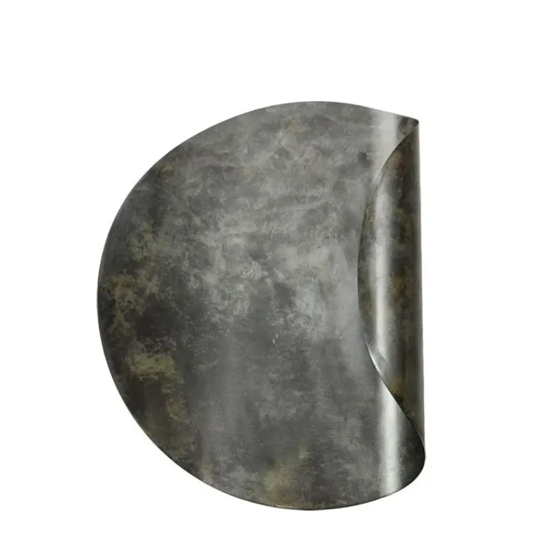 New Chinese style old gray metal wall hanging wall decoration office entrance art model room creative background hanging