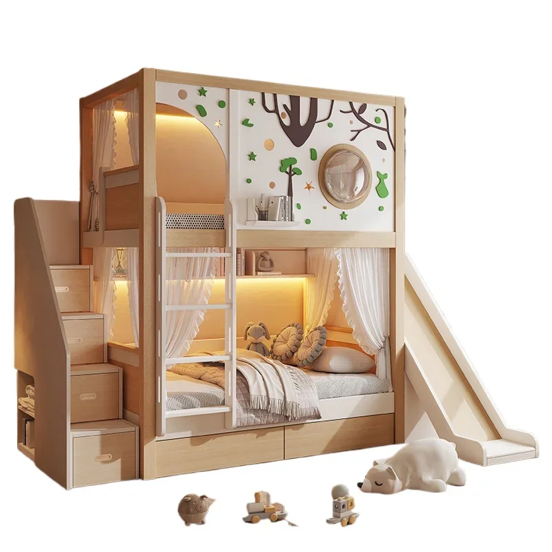 

High and low beds, high-end simple homestay