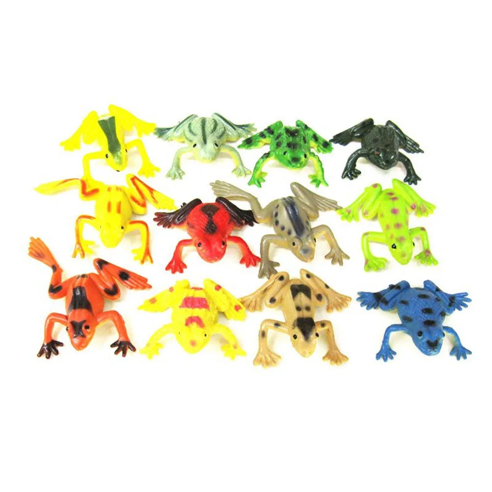 

12Pcs Vivid Colorful Tropical Animal Figures Set for Kids Educational Learning Decor Collection Inspires Imagination Mini