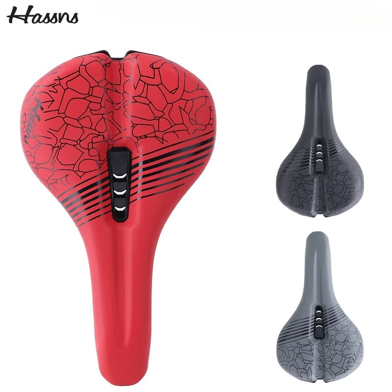 

HASSNS Bicycle Saddle, Cool Stylish Bike Seat, Frosted Comfortable Cycling Saddle, Personalized Racing Bike Accessories