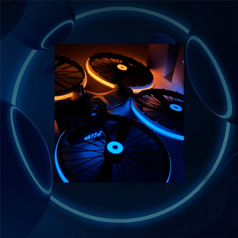 SR-для DJI Flip Drone, светящиеся наклейки, защитная пленка от царапин, ночная безопасность, крутые летные аксессуары