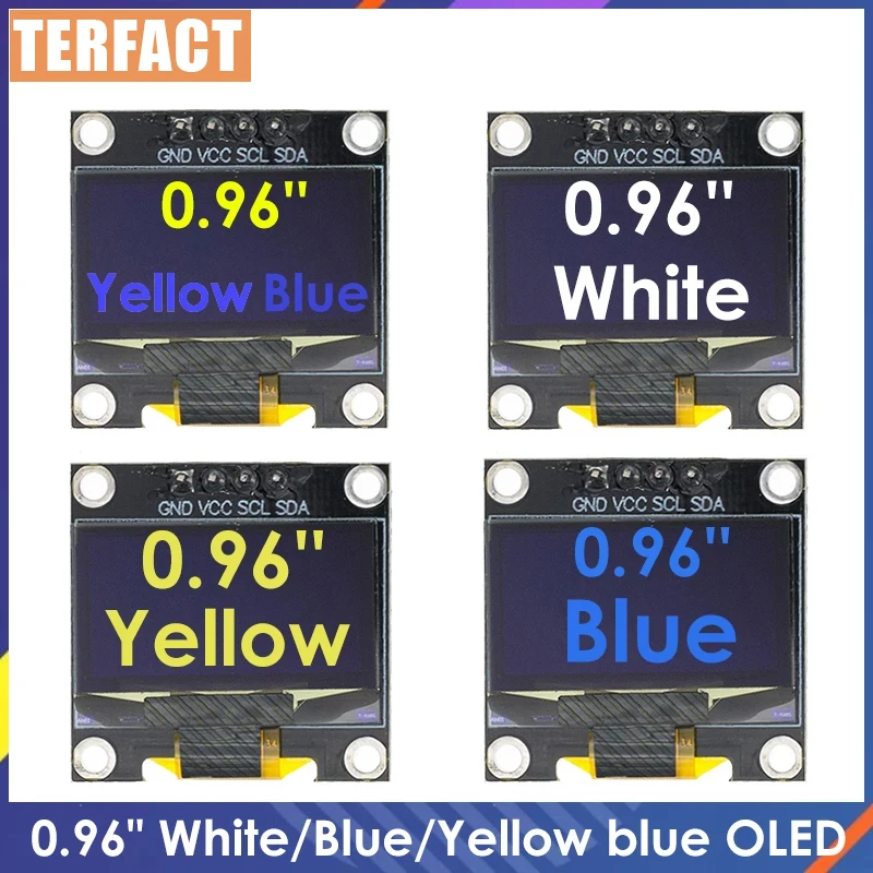 

ROHS Certification 0.96 inch Oled IIC Serial White OLED Display SSD1315 128X64 I2C 12864 LCD Screen Board for Arduino