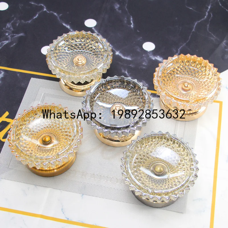 Hys glass ornaments home soft furnishings living room coffee table dining table practical ashtray