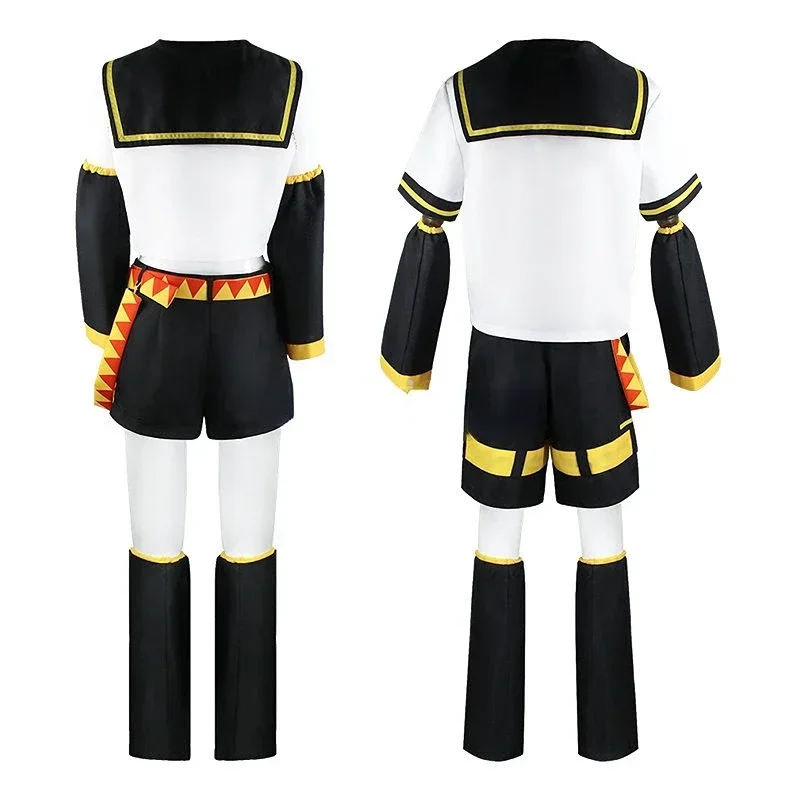 Rin Len Cosplay Kostuums Halloween Uniform Complete Sets Tops Shorts Voor Dames Heren