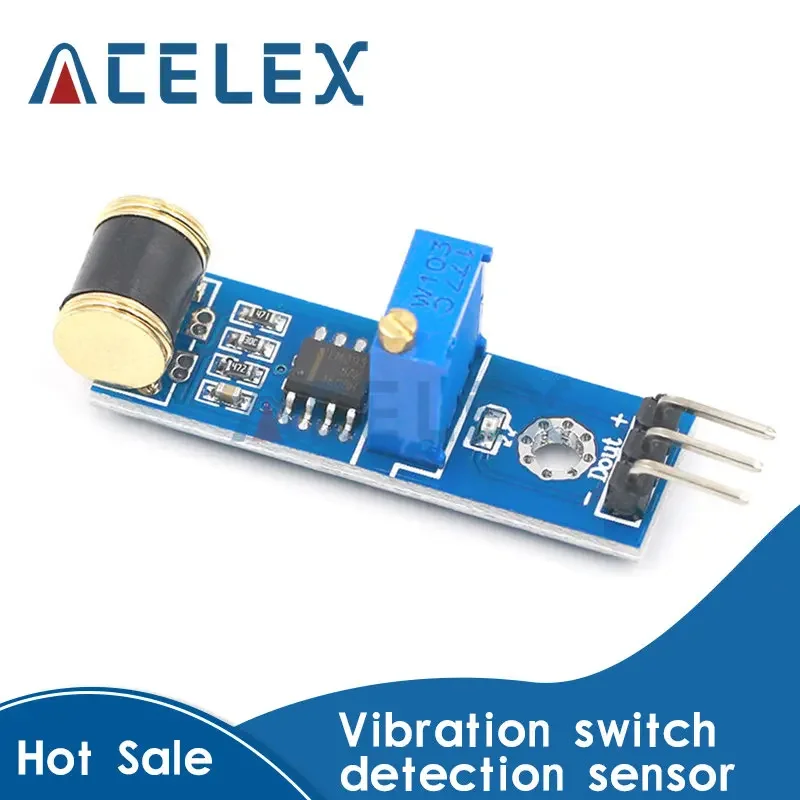801S مستشعر اهتزاز الاهتزاز وحدة التناظرية الناتج حساسية قابل للتعديل