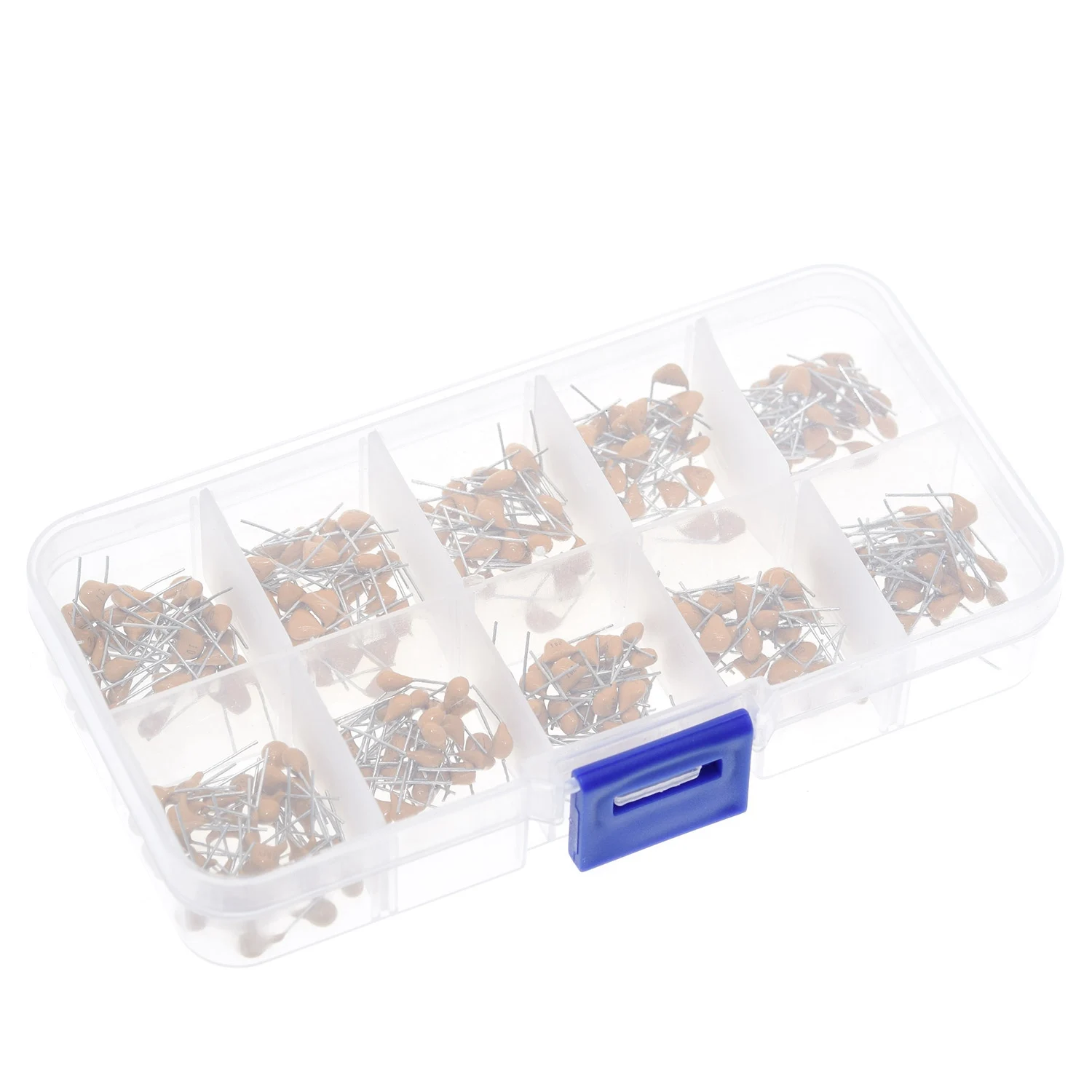 300Pcs 10Value Ceramic Capacitor Assortment Kit 50V 10Pf 20Pf 30Pf 47Pf 56Pf 68Pf