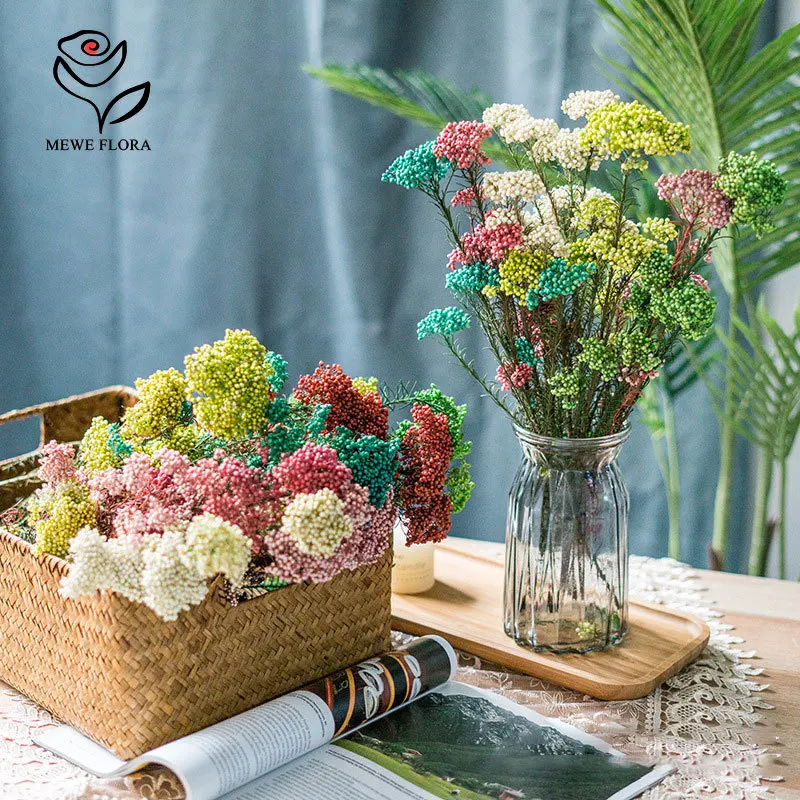 Nature Dried Eternal Rice Flower Bouquet Autumn Home Decoration Fresh Immortal Millet Flowers Christma Decor Wedding Arrangement