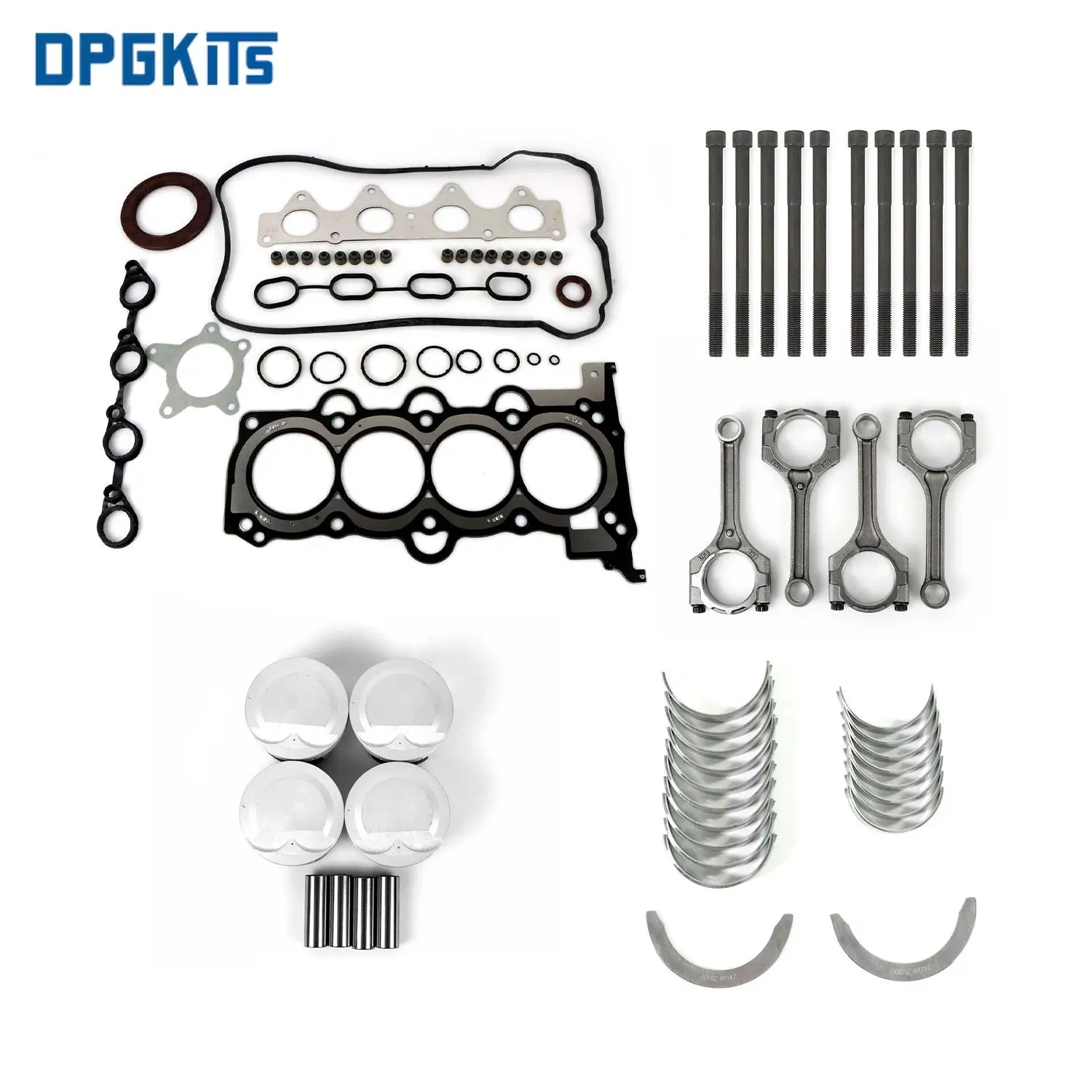 G4FA 1.4 1Set Engine Rebuild Kit For Hyundai Kia 23041-2B101 22321-2B000 235102B100 209202BB01 210202B100 230602B100 21030-2B000