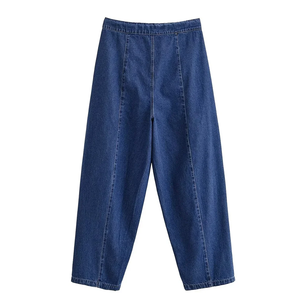 Camisa jeans feminina casual gola manga comprida com zíper verão nova moda calças jeans de cintura alta