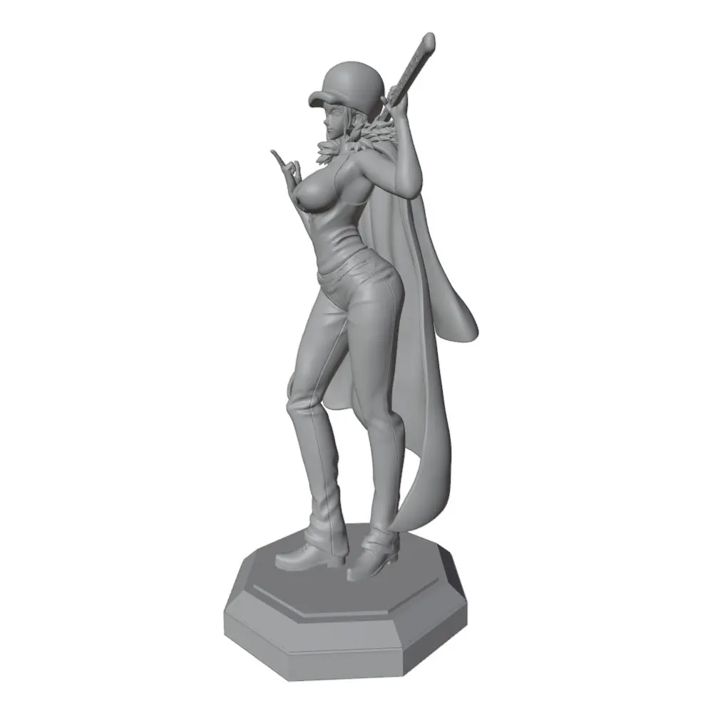 Figura miniatura de resina 1/24 – Guerrera sin montar y sin pintar - imagen 5