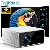 ThundeaL TDA7W Full HD 1080P Projector Android 13 WiFi6 2G 32G Projetor 4k Video TDA7 Voice Control 3D Smart Home Theater Beamer