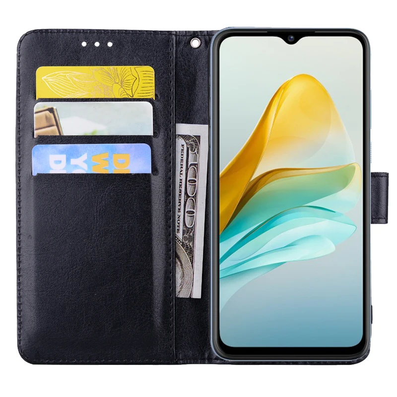 Vintage Wallet Case For ZTE Blade A53 Phone Cover Funda Coque Book Stand чехол на Carcasas ZTE Blade A53+ A53 Plus Mujer Hoesje