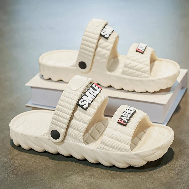 

YRZL Summer Slides for Men EVA Soft Comfortable Slippers Lightweight Breathable Non-Slip Casual Sandals Indoor Outdoor Shoes