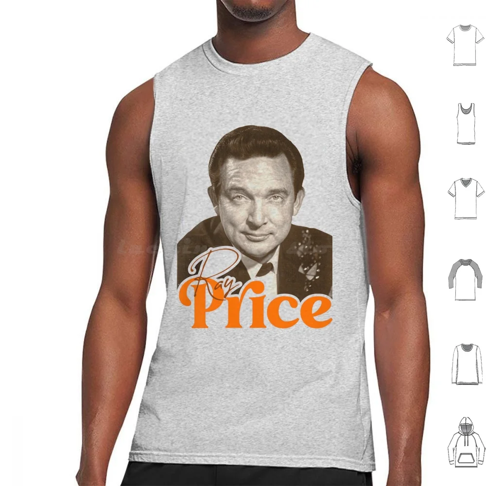 Ray Price Classic Country Profile Icon Tribute Tank Tops Vest Sleeveless Classic Country Music Country Country Music