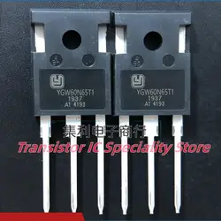 5PCS-10PCS  YGW60N65T1  60N65 IGBT TO-247 60A/650V Imported  Original  Best Quality