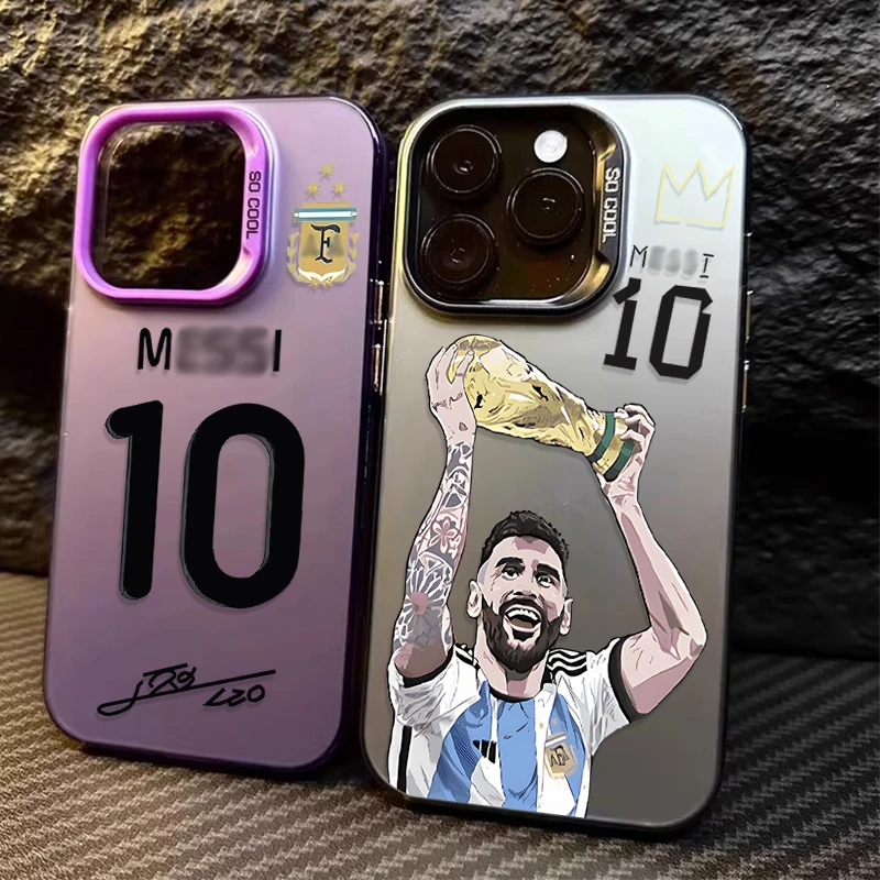 Football Star Number 10 PC Case for Xiaomi POCO X6 X5 X3 NFC F3 F4 GT F5 F6 M6 Pro 4G M5S C65 Mi 13T 12T 14 13 12 11 Lite 5G NE