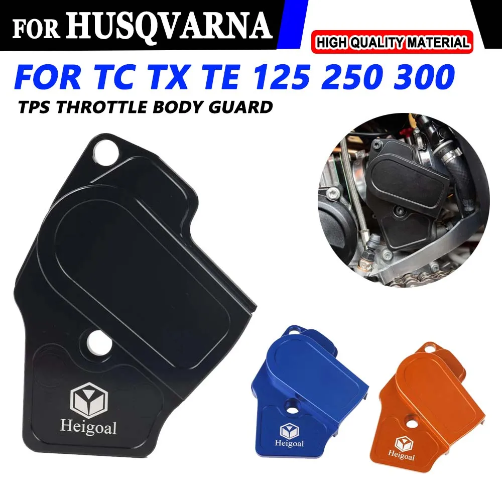 

Motorcycle TPS Throttle Body Guard TBI Cover For Husqvarna TC TX TE 125 150 250 300 2023 2024 TE250 TE300 TE150 Accessories