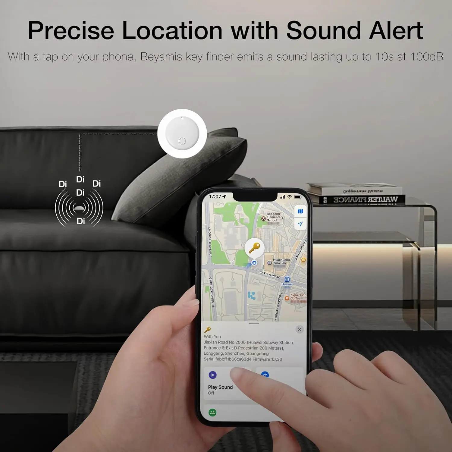 AirTags – Raccoglitori di oggetti Bluetooth da 1/2/4 pezzi compatibili con l'app Apple Find My, (solo IOS) Tracker per bambini, bagagli, chiavi